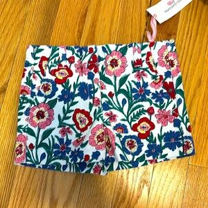 NWT Vineyard Vines floral shorts with pockets Size 3T